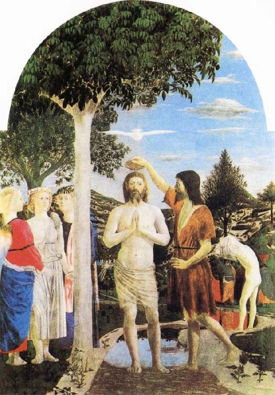 Piero della Francesca The Baptism of Christ